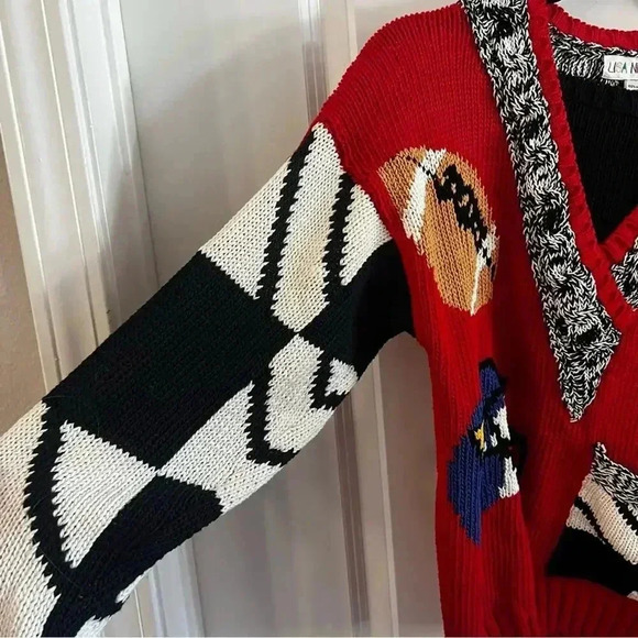 963 Lisa Nichols Football Sweetheart Couple Pullover Heavy Sweater Taylor Swift - Picture 3 of 5